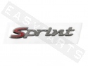 Emblème tablier avant VESPA 'Sprint' chromé mat (62x11mm) 