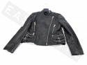 Jacket Leather VESPA Dark Brown Ladies size L