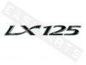 Emblème VESPA 'LX125' chromé (100x16mm) 