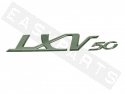 Emblem VESPA 'LXV50' Chrom (113x22mm) 