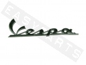 Emblème tablier avant VESPA S 'Vespa' chromé mat (100x33mm) 