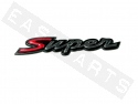 Emblème VESPA 'Super' chromé (110x21mm) 