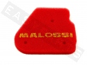 Air filter element MALOSSI Red SPONGE Aprilia-Minarelli Horizontal