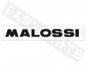 Autocollant écriture MALOSSI noir (14cm)