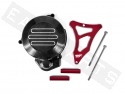 Ignition Cover TNT Black/ Anodized Red Derbi EBE/EBS050