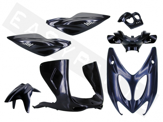 Frontverkleidung TNT für Yamaha Aerox MBK Nitro schwarz unlackiert