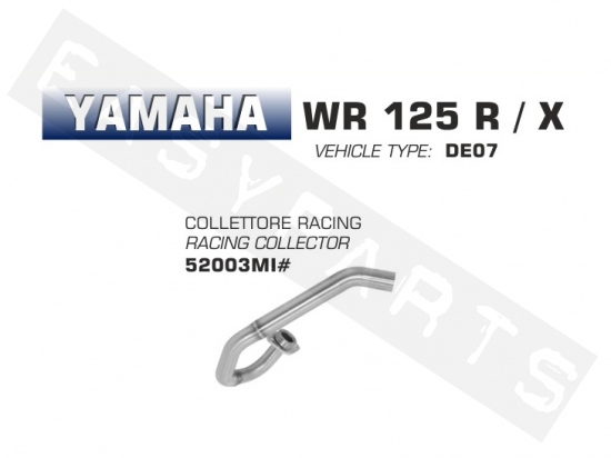 Collector Racing ARROW Yamaha WR125R-X E3 2009-2016 - Exhaust 