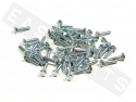 Bullone esagonale M4x16 acciaio zincato (50 pezzi)