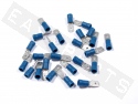 Flachstecker- isoliert 6,3mm Blau Ø1,5-2,5 qmm (25 Stk.)