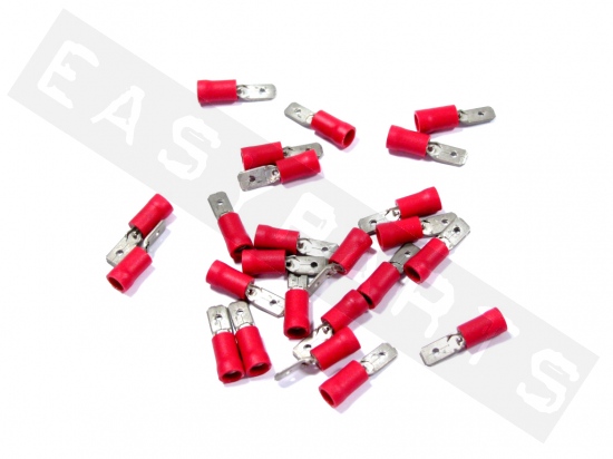 Tab Terminal Male 4,8mm Red (25 pieces)