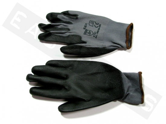 Working Gloves Nylon PU-Flex Black