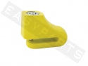 Bloccadisco antifurto T.J. Marvin Z06 Ø5,5mm/ 70mm giallo
