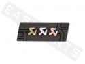Pin set cut copper/silver/brass AKRAPOVIC 16x14mm